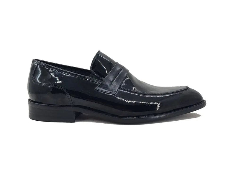 Carrucci Patent Leather Tuxedo Penny Loafer