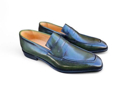 Patina Finished Penny Loafer Carrucci