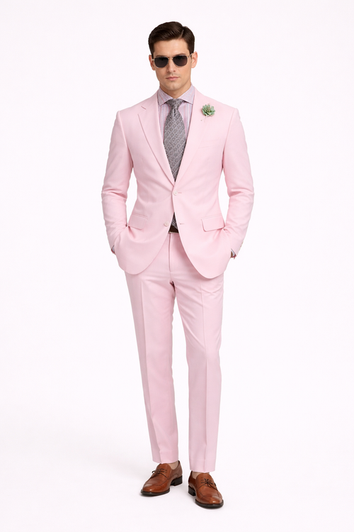 Pink Seersucker Suit