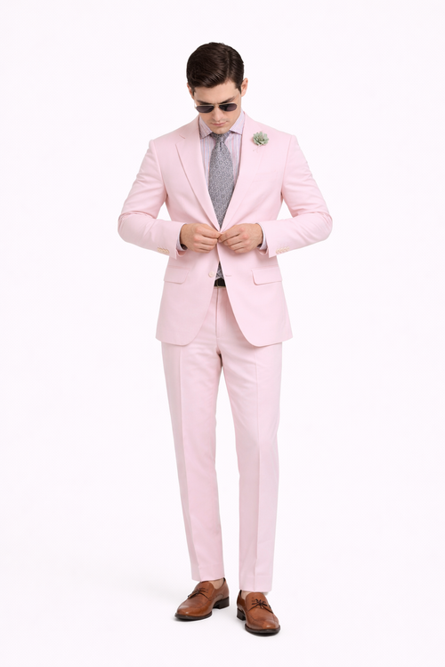 Pink Seersucker Suit