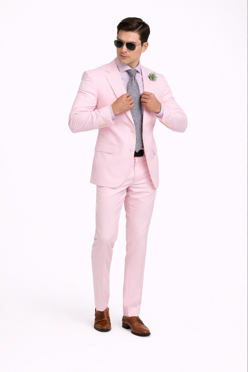 Pink Seersucker Suit