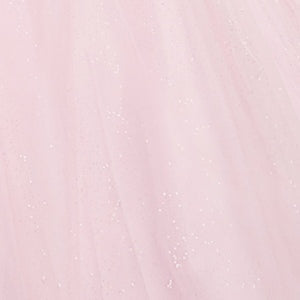 Abby Paris 90219 Glitter Embroidered V-Neck Slit Gown