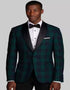 Plaid Dinner Jacket - Green Tartan Sportcoat