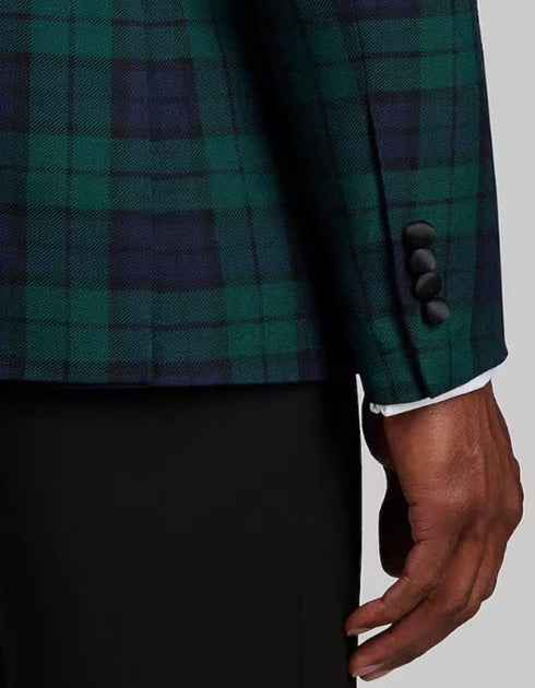 Plaid Dinner Jacket - Green Tartan Sportcoat