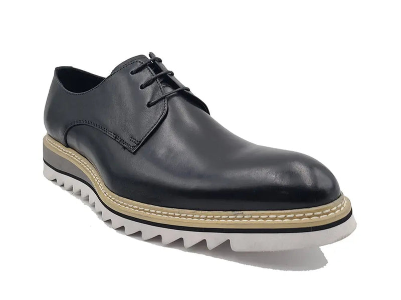 Carrucci Plain Toe Blucher Style Oxford