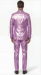 Shiny Metallic Party Lavender Suit