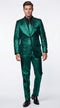 Shiny Metallic Party Emerald Suit