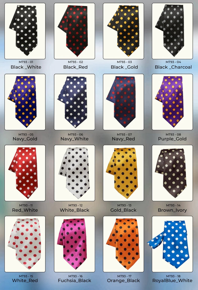 Polka Dot Tie in Many Colors