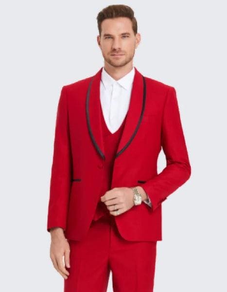 Black and Red Suit - AlbertoNardoniStore