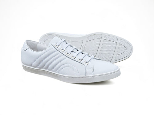 Primo Hand Burnished Leather Sneakers