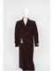 Mens Floor Length Coat Brown Coat - AlbertoNardoniStore