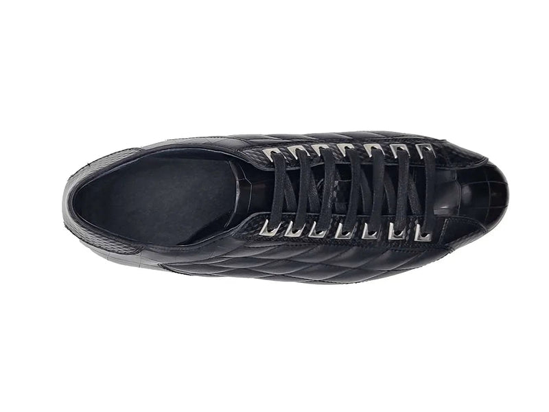 Carrucci Quilted Leather Sneaker