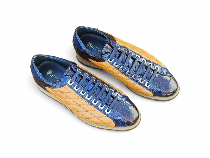 Carrucci Quilted Leather Sneaker