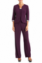 RM Richards Embellished 3-Piece Jacket Dress