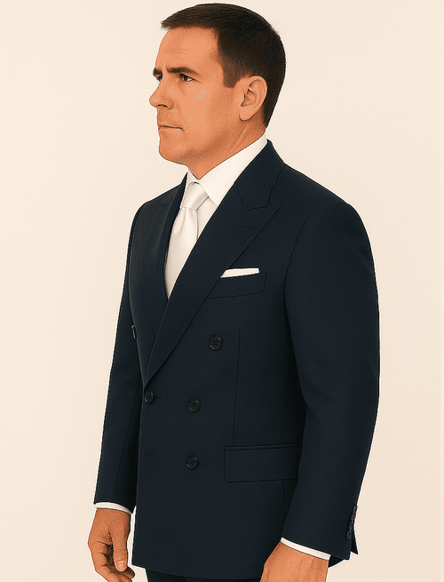 Rossi Man ARTHUR RM2302 Double-Breasted Suit – Sophisticated Tailored Style for Men