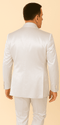 Rossi Man LEO RM1601 – White Slim Fit 3-Piece Suit for Men | Elegant Formalwear Ensemble