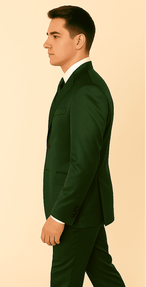 Rossi Man LEO RM1611 – Slim Fit 3-Piece Suit for Men | Modern Tailored Formalwear