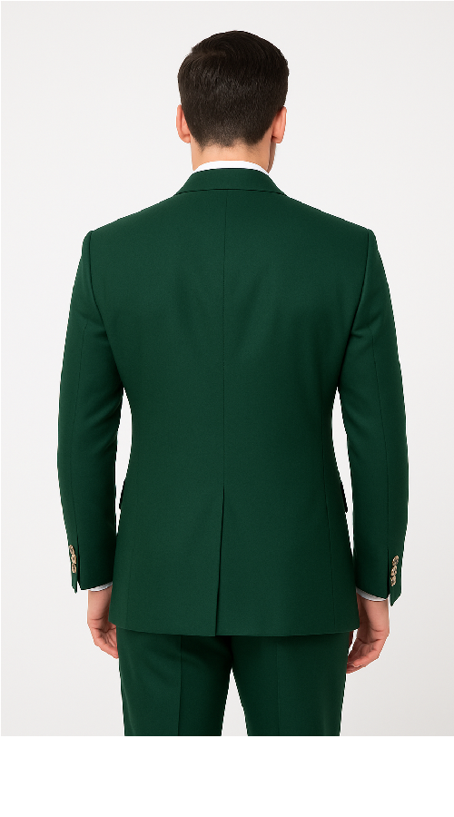 Rossi Man RM119 Milano Collection Slim Fit Mens Suit in Bold Green