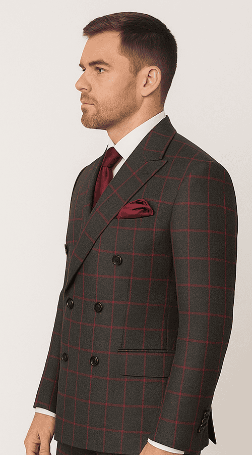 Rossi Man Milano Collection - Sophisticated Mens Formal Suit in Black | RM1844
