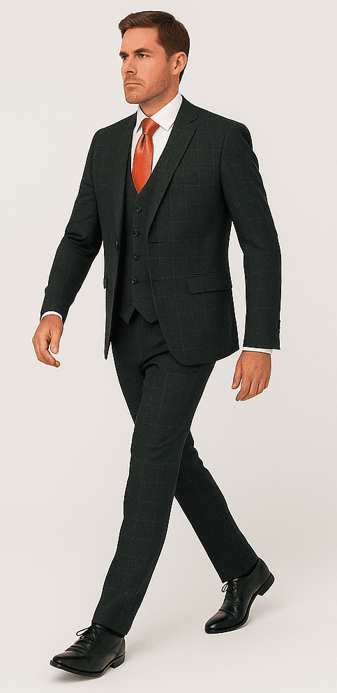 Rossi Man MAX RM1788 Slim Fit 3-Piece Suit â€“ Stylish Formalwear for Men