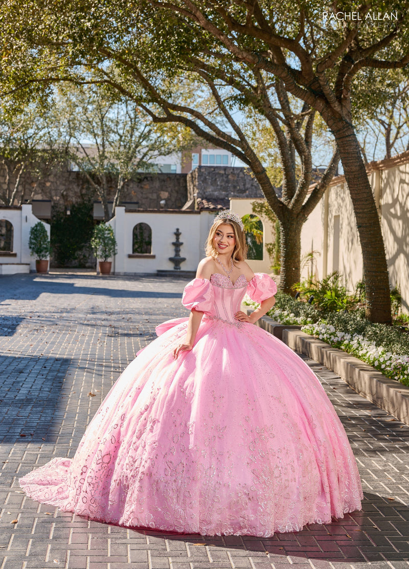 Rachel Allan RQ1142 Beaded Strapless Quinceanera Dress