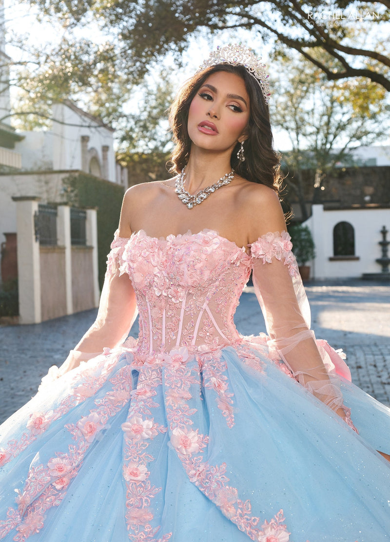 Rachel Allan RQ2196 Strapless Corset Quinceanera Dress