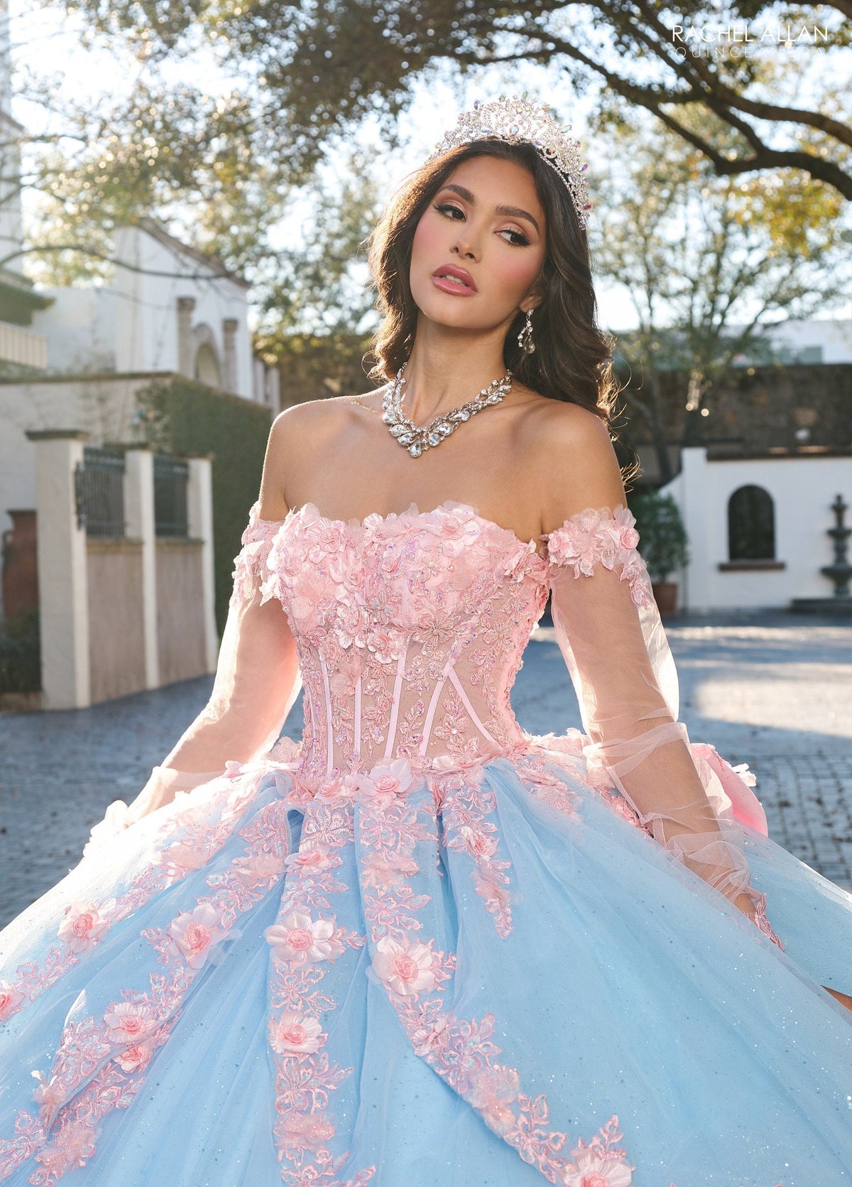 Rachel Allan RQ2196 Strapless Corset Quinceanera Dress