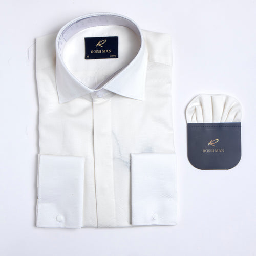 Rossi Man Men's Shirt â€“ RS3 Style in Cream