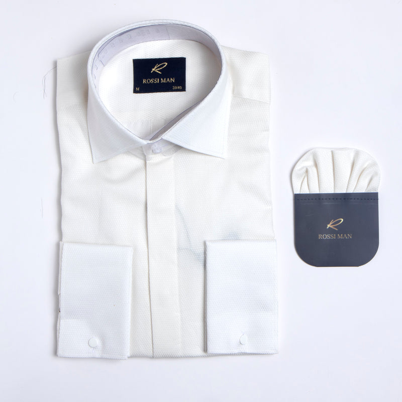 Rossi Man Men's Shirt â€“ RS3 Style in Cream
