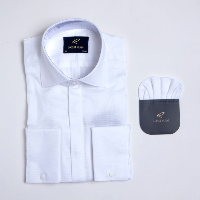 Rossi Man Men's Shirt â€“ RS3 Style in White