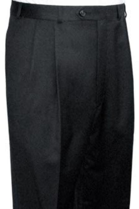 Mens 54 Pleated Dress Pants Mizzani Pleated Super 120'S - AlbertoNardoniStore