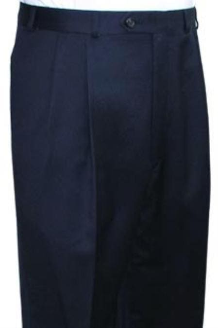 Mens 48 Pleated Dress Pants Mizzani Pleated Super 120'S - AlbertoNardoniStore