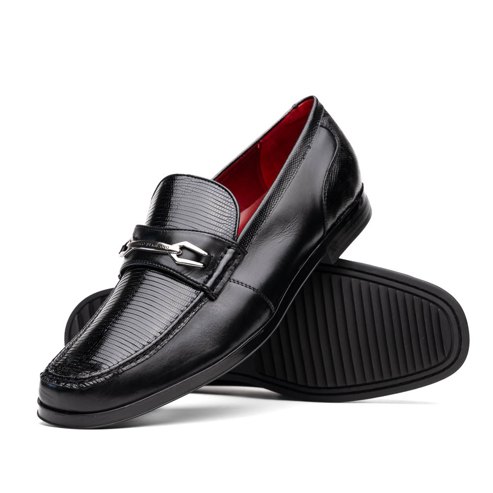 Marco Di Milano Ravello Black Leather Oxford Dress Shoe