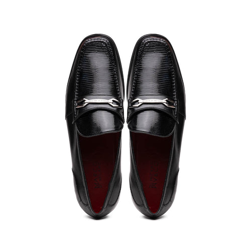 Marco Di Milano Ravello Black Leather Oxford Dress Shoe