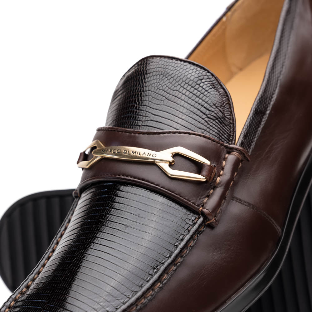 Marco Di Milano Ravello Brown Leather Dress Shoe