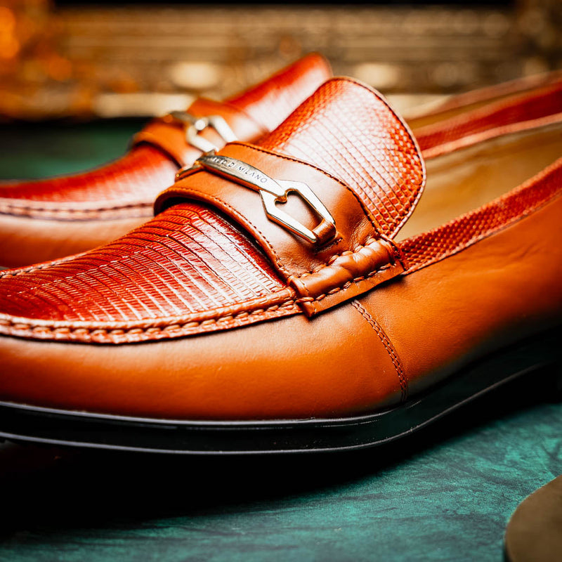 Marco Di Milano Ravello Cognac Leather Oxfords