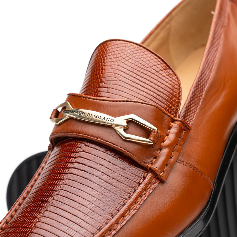 Marco Di Milano Ravello Cognac Leather Oxfords