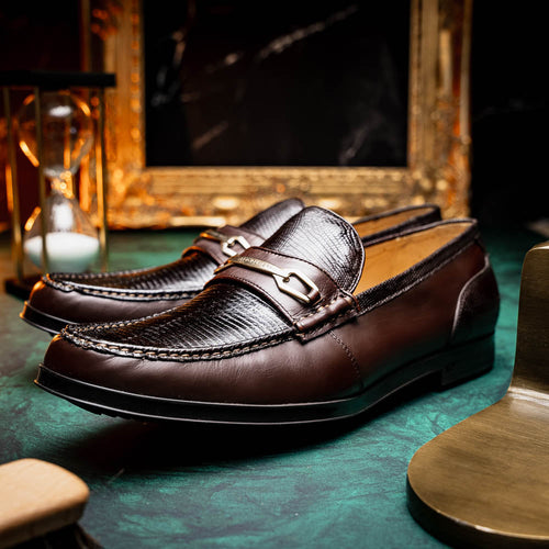Marco Di Milano Ravello Brown Leather Dress Shoe