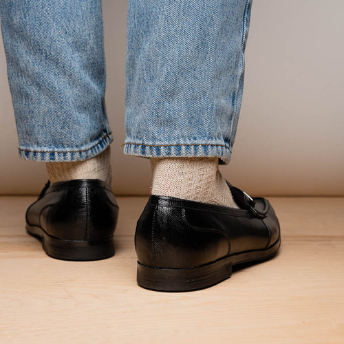 Marco Di Milano Ravello Black Leather Oxford Dress Shoe