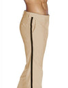 Mens Tan Pinstripe Dress Pants - Stripe Slacks - Pinstripe ~ Stripe Pattern