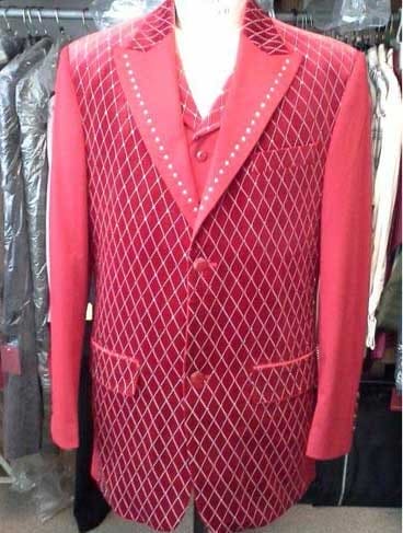 valentine blazer - valentines day Tuxedo - Red Tuxedo