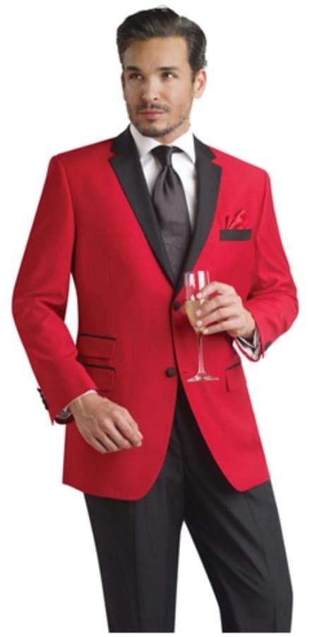 valentine blazer - valentines day Tuxedo - Red Tuxedo