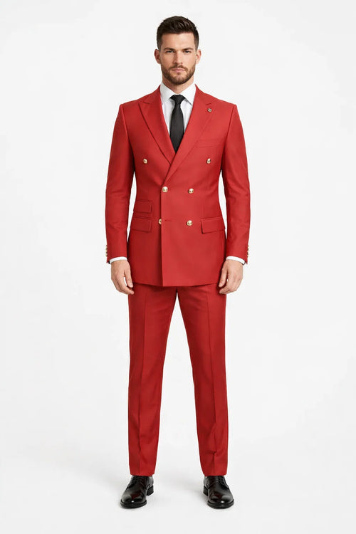 Red Mens Suit | Alberto Nardoni