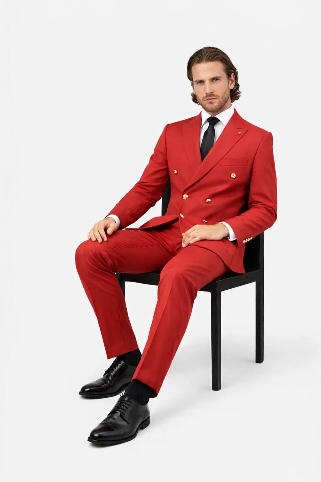 Red Mens Suit