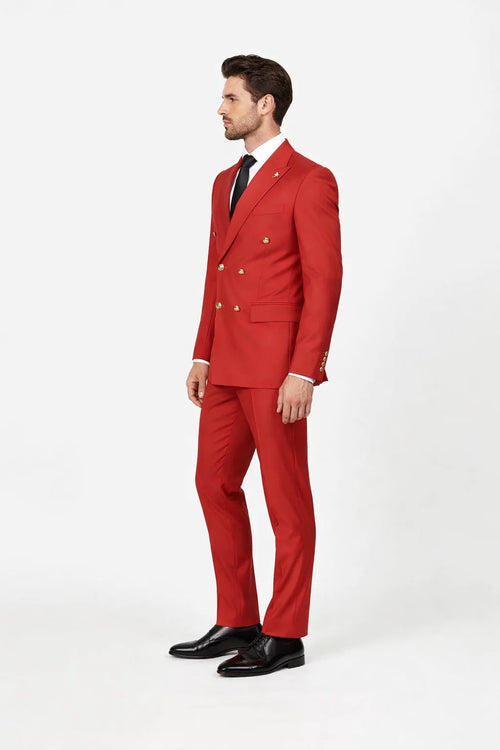 Red Mens Suit