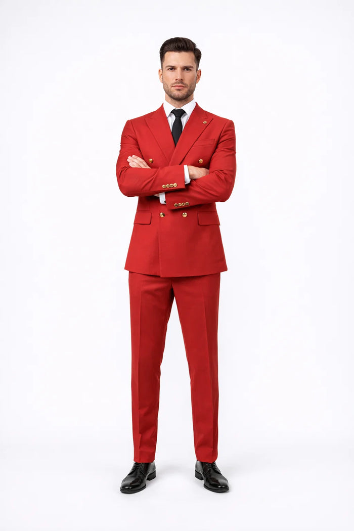 Red Mens Suit