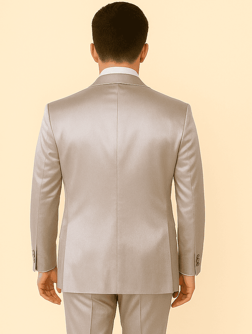 Rossi Man LEO RM1622 – Off-White Slim Fit 3-Piece Designer Suit for Men