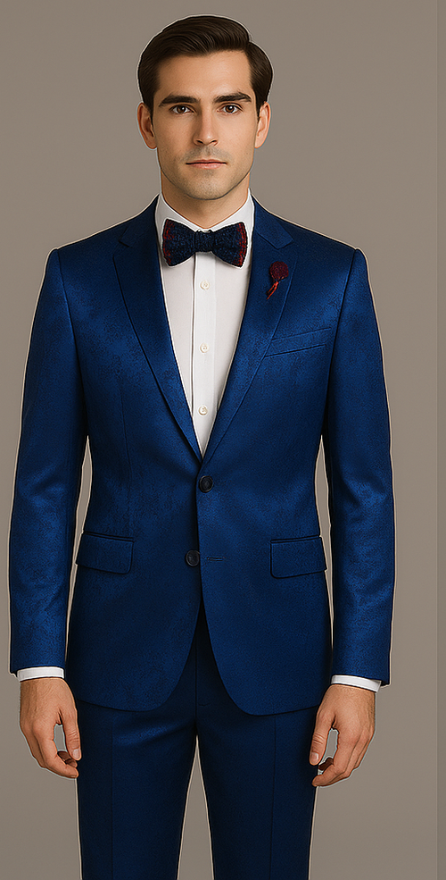 Rossi Man Leo Suit RM1906 – Modern Slim Fit 2-Piece Suit for Men | Stylish Formal Wear