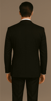 Rossi Man Leo Tuxedo RM1101 – Classic Black Formal Suit for Men | Timeless Tuxedo Style