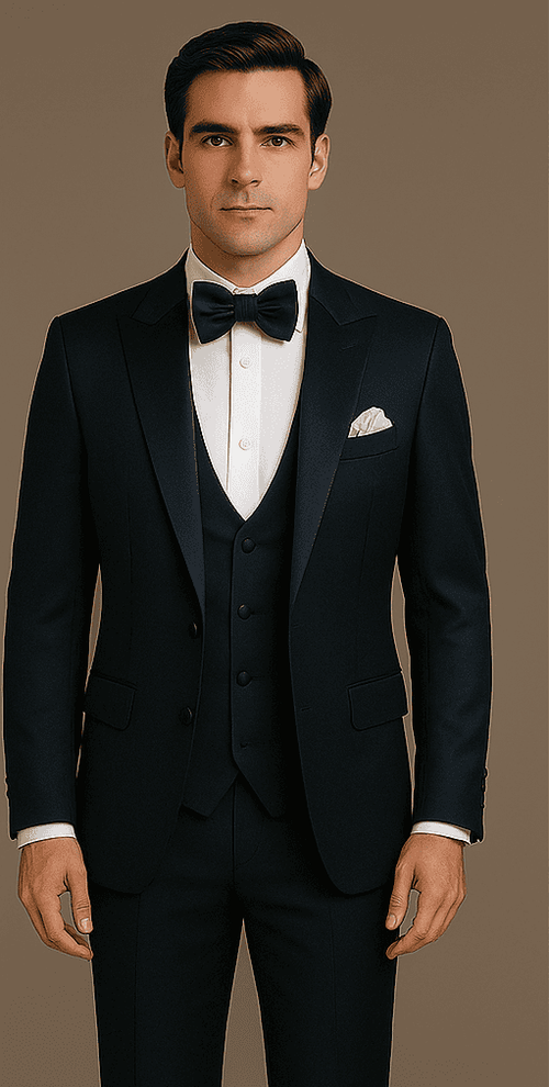 Rossi Man Leo Tuxedo RM1102 â€“ Modern 3-Piece Formal Suit for Men | Stylish Tuxedo Set